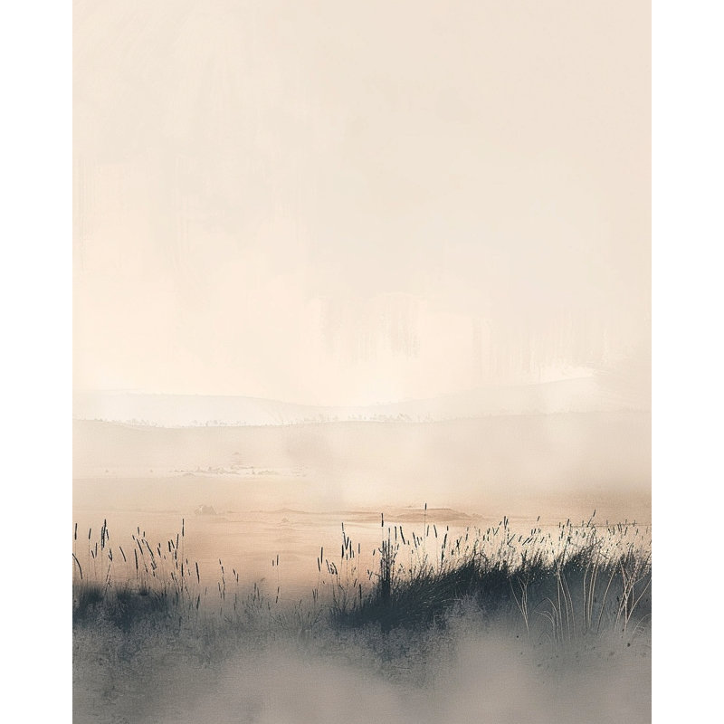 Art mural sur toile Misty Marsh, H 40 po x l 30 po x P 1,5 po