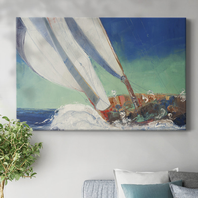 Joyau de la mer, toile tendue avec châssis, H 40 po x l 60 po