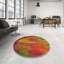 Tapis orange/vert à motifs-286321429