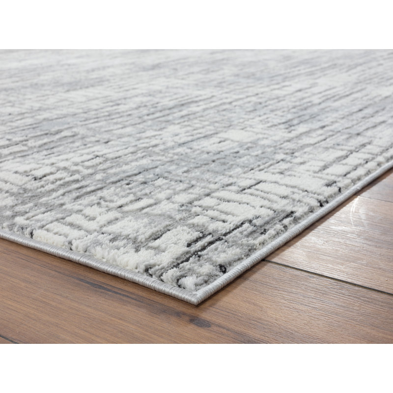United Weavers Fanna Eli Grey Area Rug 5'3" x 7'2", Rectangle 5'4" x 7'2"