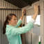 Lifetime 7 Ft. x 7 Ft. High-Density Polyethylene (Plastic) Outdoor Storage Shed with Steel-Reinforced Construction