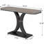 Console compacte, table de vestibule de style industriel moderne, table de canapé robuste