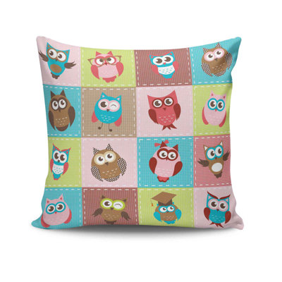 Housse de coussin carré en polyester Ingles