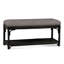 Summer Retreat Wicker Shelf Storage Bench-71425137-71425237