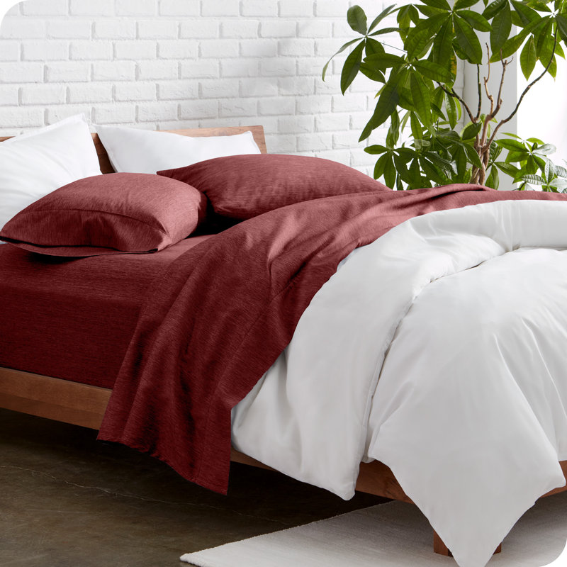 Ensemble de draps en microfibre Bare Home, Ensemble de draps pour taille de lit simple avec t, Vert