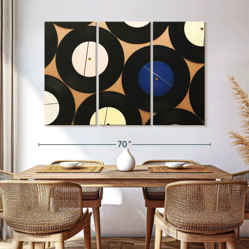 Abarca Vinyl Record Collection, 42" H x 65" W