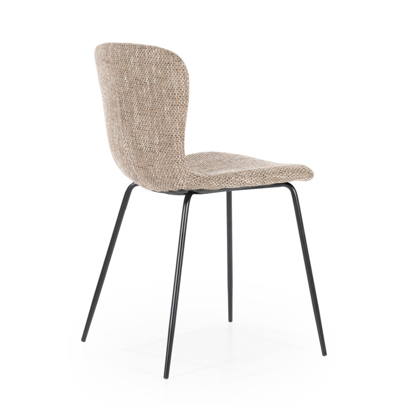 Upholstered Dining Chair, Brown
