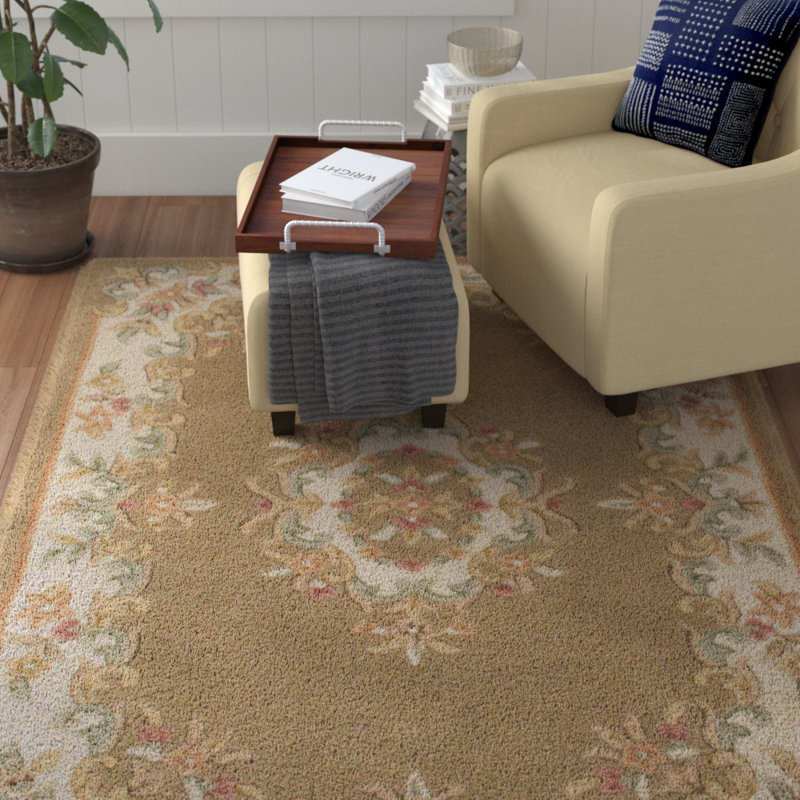 Jamison Oriental Wool Hand Tufted Area Rug, Rectangle 200 x 285cm