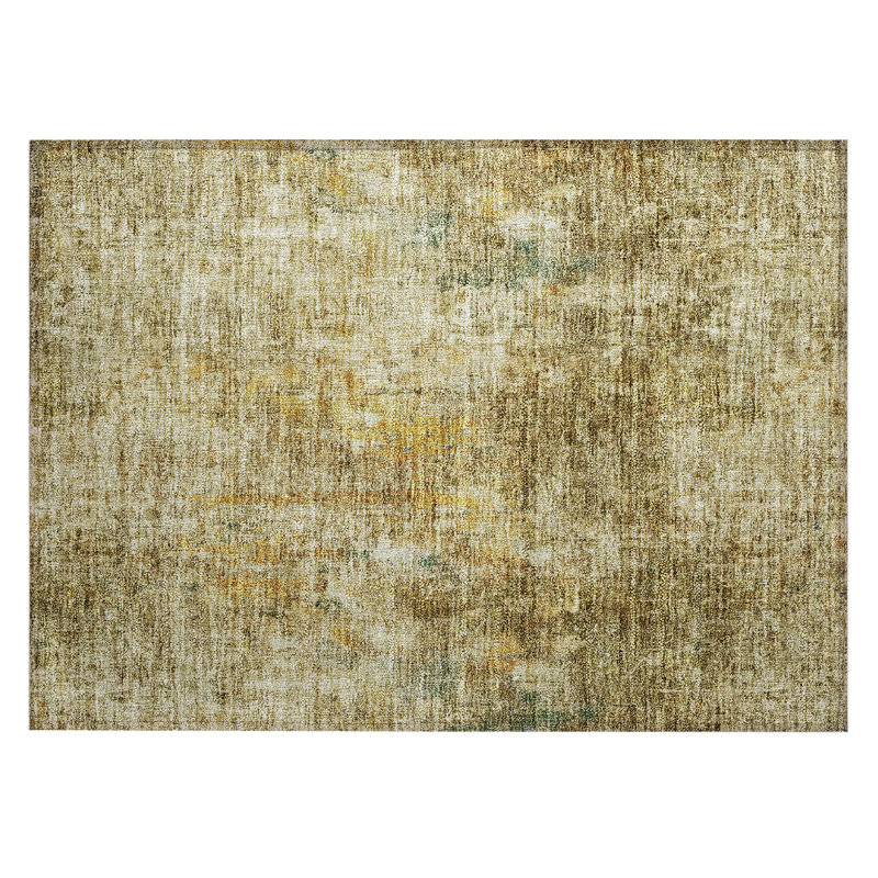 Fareham Washable Abstract Indoor / Outdoor Rug, Rectangle 1'8" x 2'6"