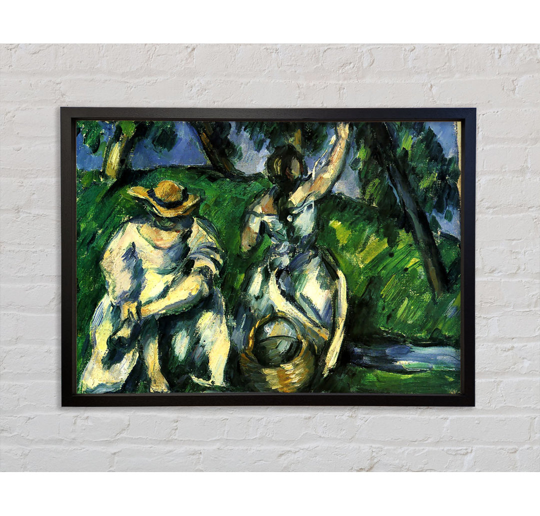 Figuren von Paul Cezanne - Einzelne Bilderrahmen Kunstdrucke auf Leinwand