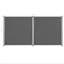 180cm H x 360cm W Taupe Metal + Fabric Fence Panels-71258064