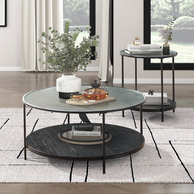 Ensemble de tables d'appoint 2 pièces Modern