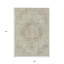 Tapis intérieur lavable à médaillon floral 9 pi x 12 pi sauge