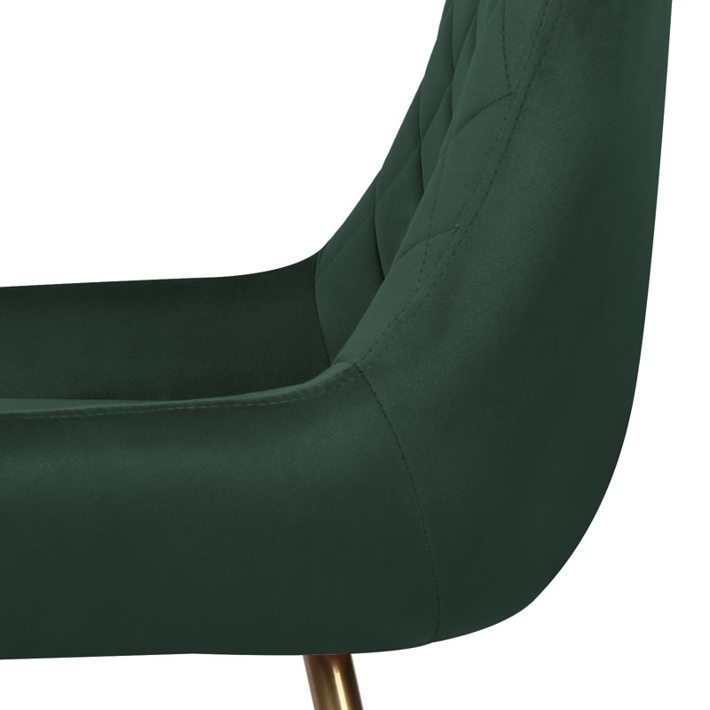 Penning Upholstered Dining Chair, Dark Green