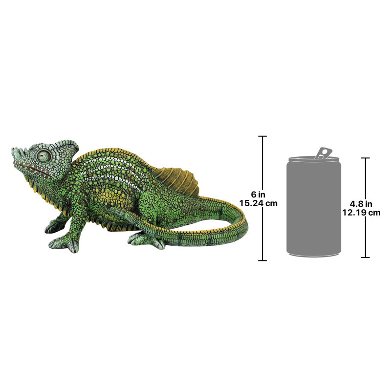 Statue de chameleon voile