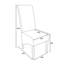 Boylston 116.8cm H Upholstered Side Chair-27356392