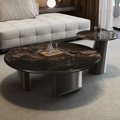 Table basse simple en pierre supercristalline