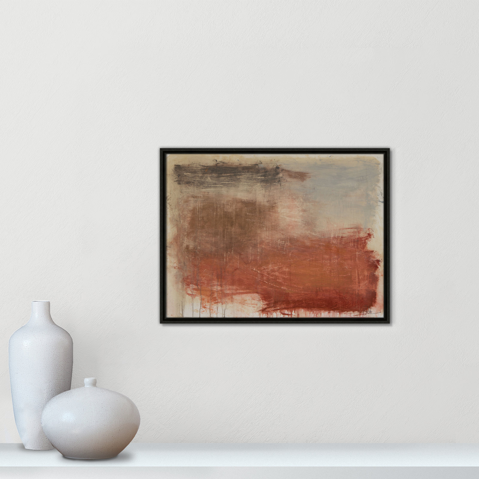 Colin "Autumn Over The Riviera" Print, 19.5" H x 25.5" W, Espresso