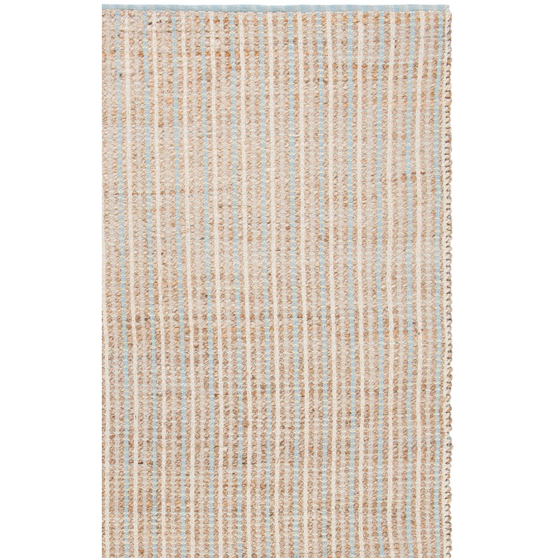 Doleman Hand Woven Jute/Cotton Solid Color Rug in Natural, Rectangle 3' x 5'