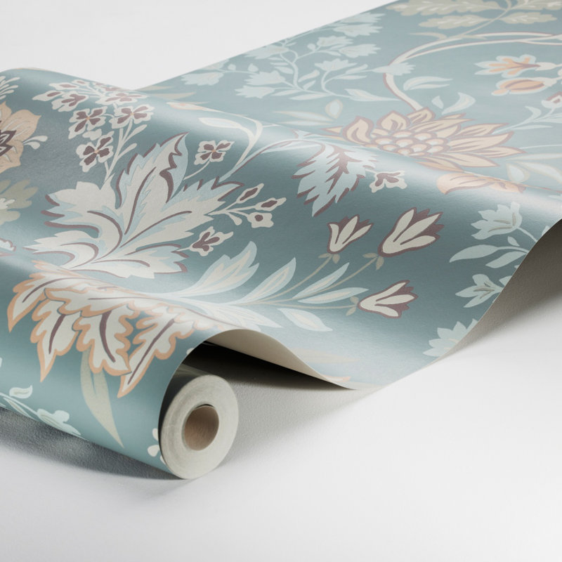 Boråstapeter Alicia Wallpaper, Blue/Beige
