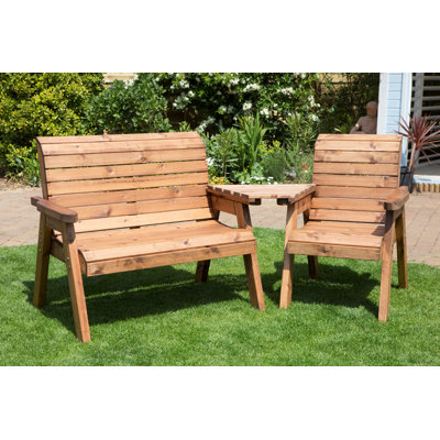 Tanksley Solid Wood 3 - Person Conversation Set