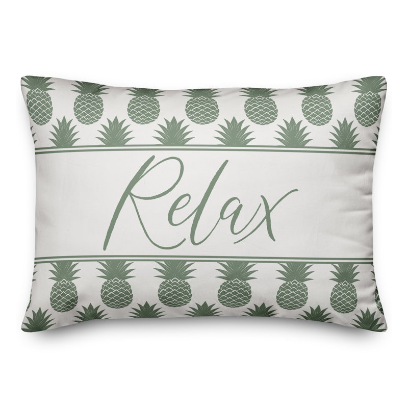 Geometric Outdoor Reversible Throw Pillow, Green