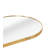 Gold 63 x 20IN Pill Shaped Full Lenghth Mirror or Bathroom mirror-297294415