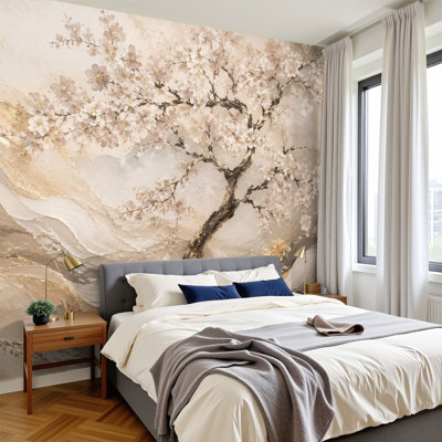 Papier peint adhésif auto-adhésif moderne pour la chambre à coucher Peel and Stick L 100 "x l 144"