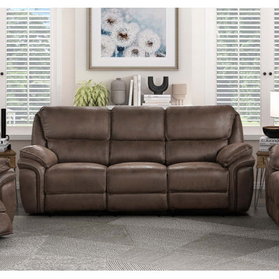 Microfiber Reclining Sofa