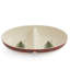 Spode Christmas Tree Tartan Oval Divided Server 13"