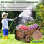 Axania Wood Wheelbarrow Planter