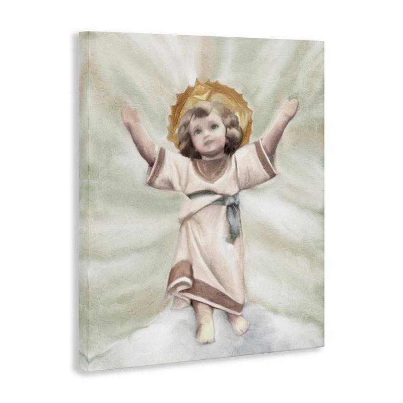 «Nino Divino Baby Portrait», art mural par Kim Allen, H 30 po x l 24 po