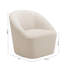 Fauteuil pivotant Boucle pour la maison, doux et confortable