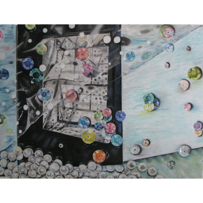 Nancy Staub Laughlin " Window Of Paradise " by Nancy Staub Laughlin Painting Print