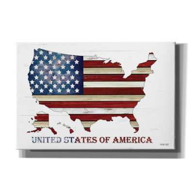 «United States of America» par Cindy Jacobs - impression sur toile tendue
