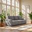 Simple Relax 70" W x 30" D x 35" H Corduroy Upholstered 3-Seat Sleeper Sofa with Storage Chaise