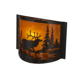 Rustic Lodge 1 - Light Flush Mounted Sconce