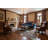 Hand-Knotted Midnight Blue & Brown Wool Area Rug 6' x 9' ft– Bold Southwestern Diamond Geometric Design