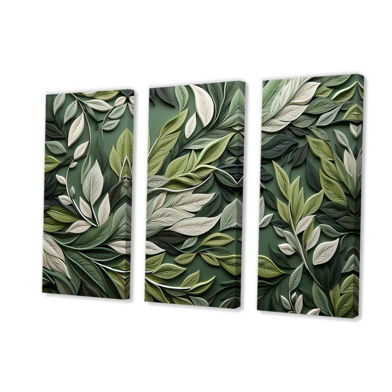 Herbes, sauge, sagesse, art floral, Toile tendue, H 28 po x l 36 po