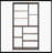 79" Tall Bookshelf, 8-Tier Staggered Etagere Bookcase Shelving Unit