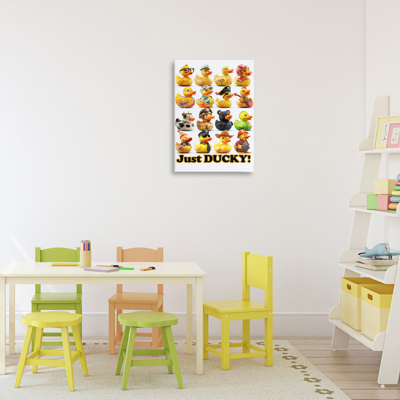 Toile de Just Ducky, par Jim Baldwin, H 24 po x l 16 po