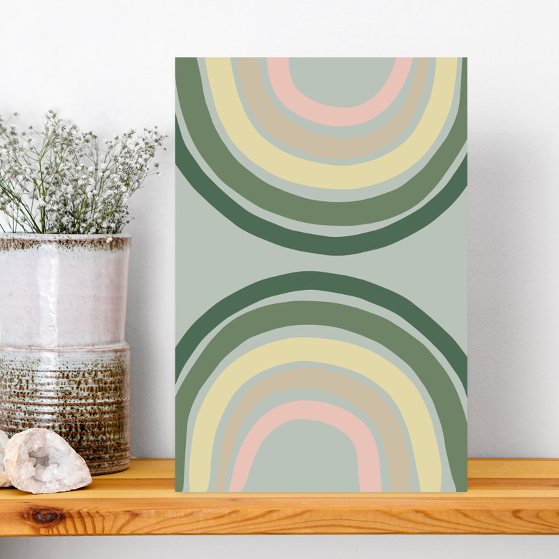 Wrapped Canvas Print, 45.72 cm H x 30.48 cm W, Green