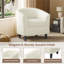Fauteuil tonneau en velours côtelé, fauteuil d'appoint-1596944506