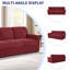 3 Seater Stretch Separate Box Cushion Sofa Slipcover-1641975856