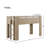 Albie Pine Low Loft Bed-106804811-106804809