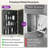 Recessed & Surface Framed Medicine Cabinet with Mirror and Shelves-440333667-440333724