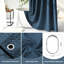 Rideau de douche de couleur unie avec 12 crochets en acier inoxydable inclus-690252618-690252619