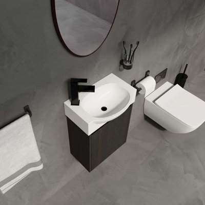 Petit meuble-lavabo moderne avec lavabo Modern
