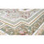 Hand-Knotted High-Quality Green and Beige Area Rug