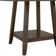 Winston Porter Poling Square Counter Table with Lazy Susan in Brown
